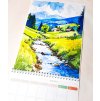Nedatovaný plánovací kalendář A4 (na výšku, na zeď) - Naše krajina