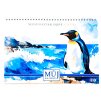 Nedatovaný plánovací kalendář A4 (na šířku, na zeď, AQUAREL COLLECTION ) - U vody