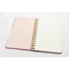 Zápisník - Zlato-růžová A5