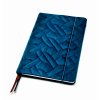Sametový zápisník - Námořní modrá, A5