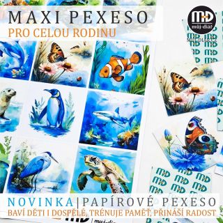 🆕✨ Máme novinku! Pexeso, které si zamilujete! ✨🆕 Právě jsme uvedli úplně nové papírové pexeso – krásné ilustrace, kvalitní...