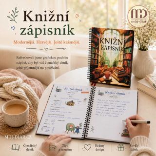 📚 Knižní zápisník v nové, ještě krásnější podobě! ✨ Pro všechny, kteří knihy nejen čtou, ale také je opravdu prožívají. ❤️...