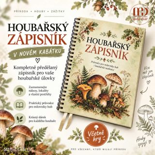 🍄 HOUBAŘSKÝ ZÁPISNÍK V NOVÉM KABÁTKU! 🍄 Náš oblíbený Houbařský zápisník jsme kompletně předělali – nový vzhled, nové...