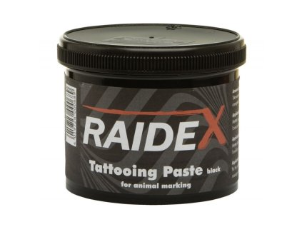barva tetovaci raidex 600 g cerna na zvirata
