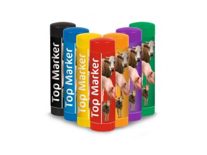 Křída značkovací TopMarker, na zvířata, modrá (Varianta na zvířata, modrá)