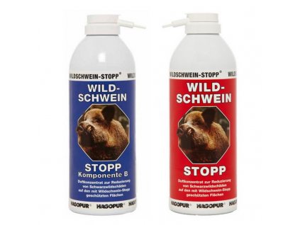STOP divočákům - Wildschwein-STOPP - Hagopur, pachový ohradník, 400 ml, červená (Varianta pachový ohradník, 400 ml, červená)