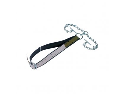 Obojek s vazákem pro býky Top 170 x 7 cm, s řetězem (Varianta s řetězem)