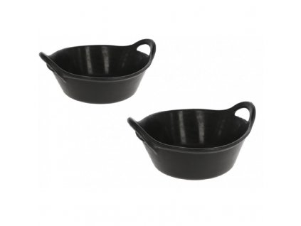 Krmná mísa KANGURO, gumová, flexibilní, 11 a 20 l černá, 20 L (Varianta gumová, flexibilní, 11 a 20 l černá, 20 L)