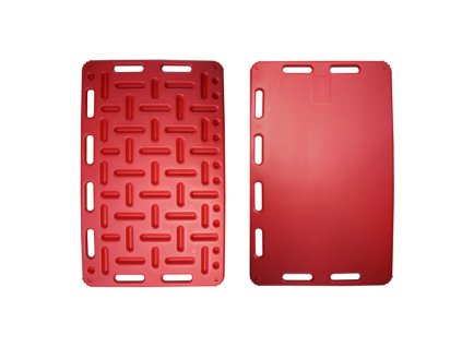 Zábrana dělící a naháněcí Strong 120 x 74 cm, červená (Varianta červená)