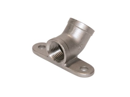 Úchyt kolíkových napáječek, nerez 1/2" - 1/2, 30° (Varianta nerez 1/2" - 1/2, 30°)