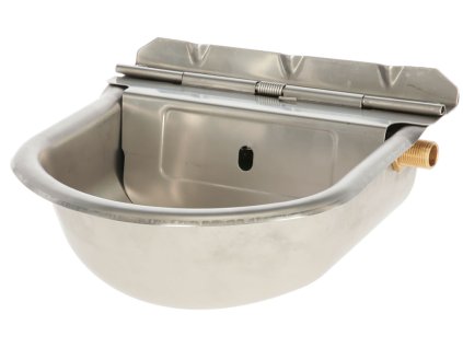 Hladinová napáječka pro ovce, kozy, skot a koně KERBL 221098 - S1098, 2,5l, nerezová