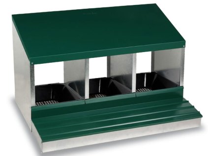 4952 snaskove hnizdo pro slepice se sbernym kosikem na vejce gaun 10100 trojmistne