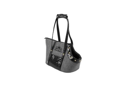 cazo taska cestovni pro psy diamond sedo cerna 30 x 40 x 24 cm