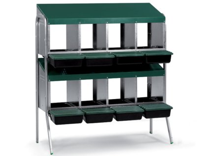 5153 snaskove hnizdo pro slepice gaun 10111 osmimistne na nozickach