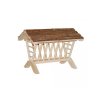 Jesle na seno se stříškou velké, dřevěné, 45 cm (Varianta dřevěné, 45 cm)