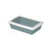 Toaleta pro kočky TRAY 2 - kočičí WC s okrajem, 50x35x12cm, kamenně šedá