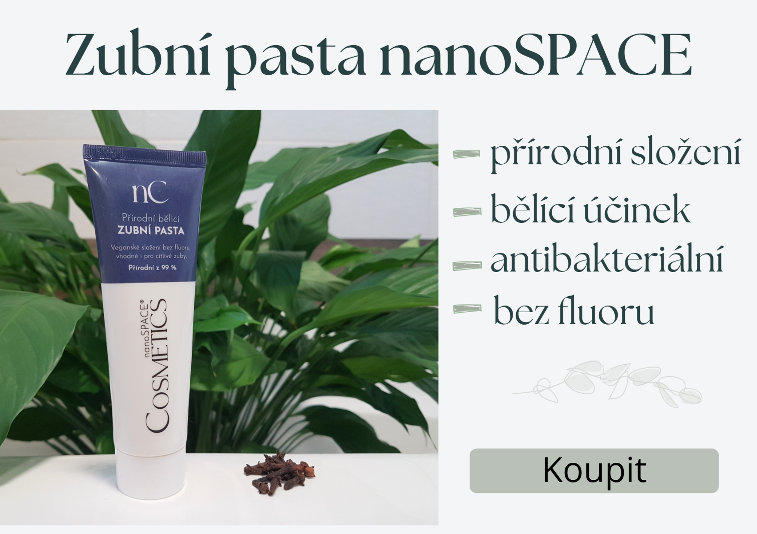 Zubní pasta nanoSPACE