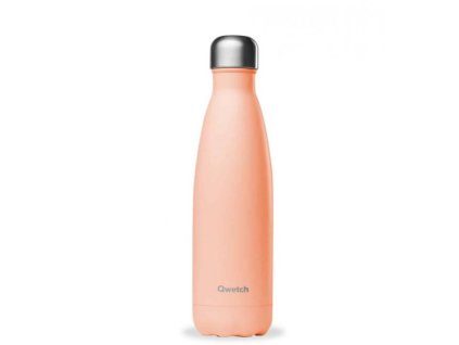 Qwetch nerezová termoláhev "Pastel Peach" 500ml