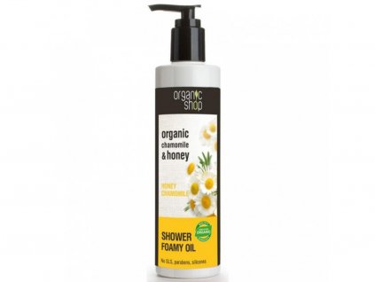 sprchovy gel organic shop honey chamomille shower foamy oil 280ml 2