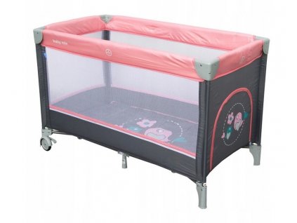 baby mix cestovni postylka ptacci ruzova