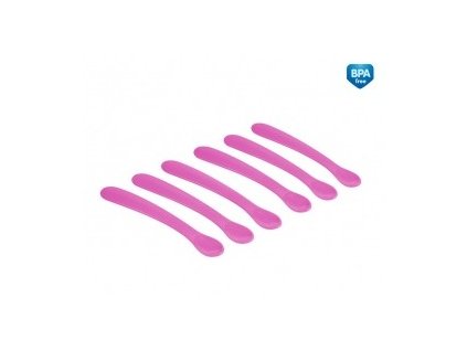Canpol Babies Plastové lžičky Basic růžové