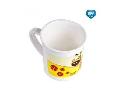 Canpol Babies Plastový hrníček 4/413 žlutý koník