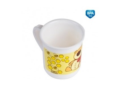Canpol Babies Plastový hrníček 4/413 žlutý medvídek