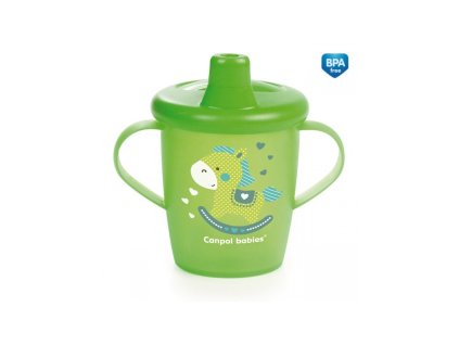 Canpol Nevylévací hrníček Anywayup z kolekce Haberman zelený