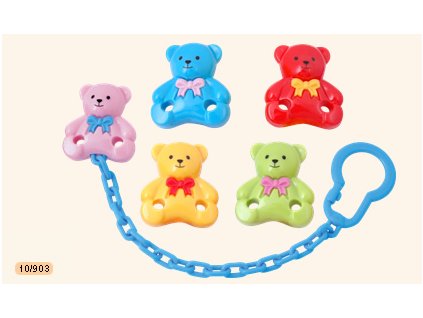 Řetízek k šidítku medvídci