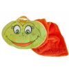 Baby Matex Sami deka 2v1 75x100 cm Zeleno oranžová žabka