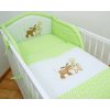 Povlečení do postýlky Louka zelená 120x90