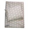 Sada do kočárku Hvězdičky bílé na šedém podkladu