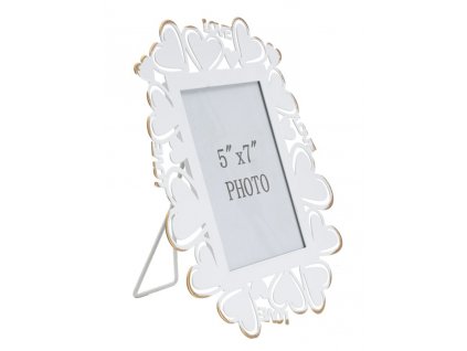 Fotorámeček Mauro Ferretti LOVE, 25x14,5x27,7 cm, bílá/zlatá