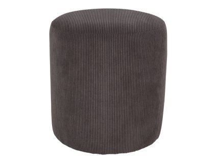 Šedý manšestrový puf Elki
