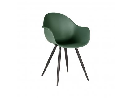 Jídelní židle Luca - zelený plast