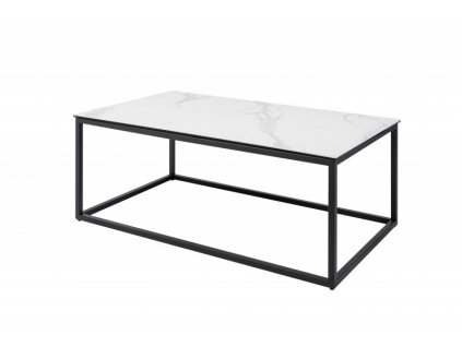 Bílý keramický konferenční stolek Symbiose 100 cm