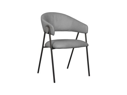 Jídelní židle Lowen - šedé mirkovlákno