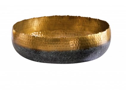 Zlatá mísa s patinou Orient 52 cm