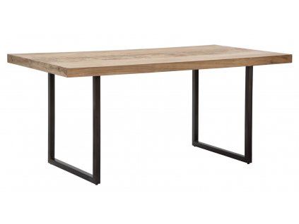 Jídelní stůl Mauro Ferretti Nuram 175x90x77 cm, hnědá/černá