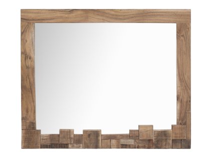 Zrcadlo Mauro Ferretti Nuram ze dřeva akácie 90x2,5x75 cm