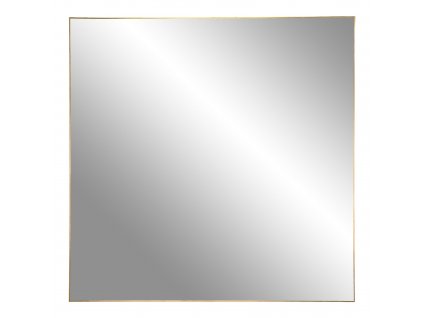 Mosazné čtvercové nástěnné zrcadlo Jarrko 60 cm