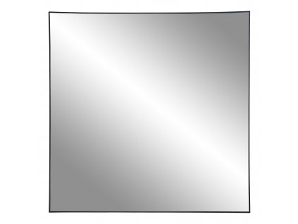 Černé čtvercové nástěnné zrcadlo Jarrko 60 cm
