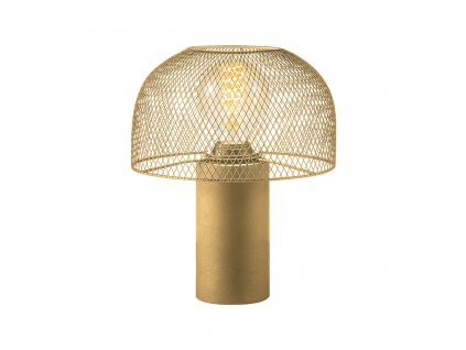 Stolní lampa Fungo - zlatý kov