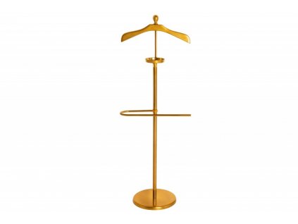 Zlatý věšákový stojan Herren 128 cm
