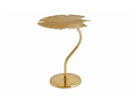 Zlatý odkládací stolek Ginkgo 53 cm