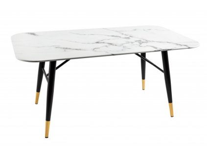 Bílý konferenční stolek Paris 110 cm