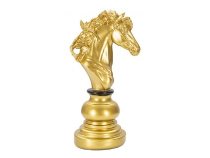 Zlatý kůň 14X11X27 cm