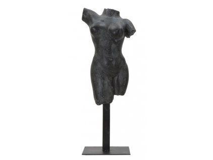 Černá stolní dekorace Mauro Ferretti Woman, 19x17x50 cm