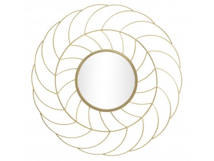 Zlaté nástěnné zrcadlo Mauro Ferretti Optir, 88x7 cm