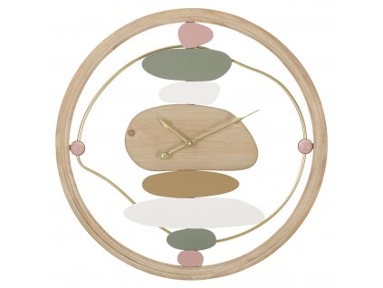 Nástěnné hodiny COLORFUL 57X3,8 cm